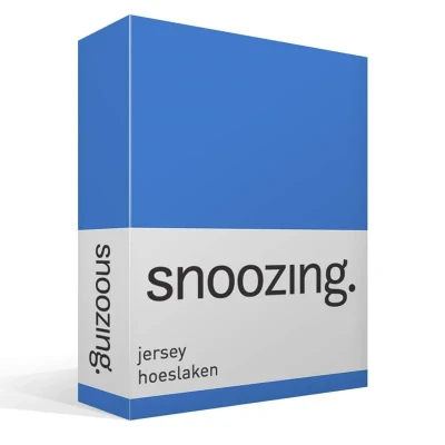 Afbeelding van Snoozing Jersey Hoeslaken 100% gebreide katoen 200x210/220 cm Meermin