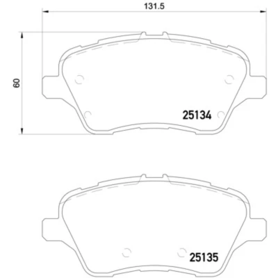 Afbeelding van Brembo Remblokset P 24 151