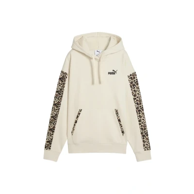 Afbeelding van Puma Essentials Comfort MIT Animalprint Hoodie, Dames, Maat: XS, Alpine snow