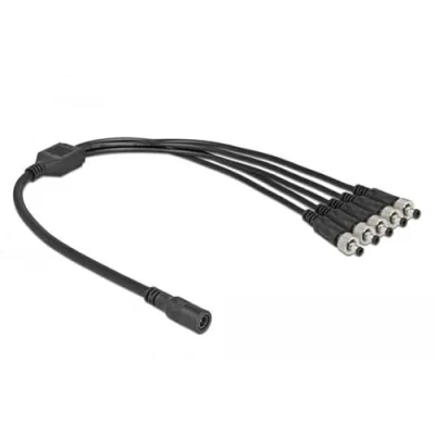 Afbeelding van Delock DC verdelerkabel 5,5 x 2,1 mm 1 bus naar 5 stekker geschroe