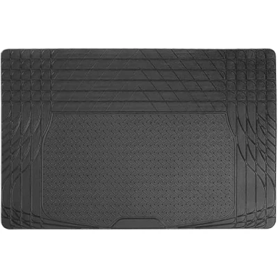 Afbeelding van Sakura Zwarte rubberen mat voor in de kofferbak SS5125 beschermt het tapijt van je auto 120 x 80 cm geschikt alle auto&#039;s op maat te maken