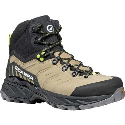 Afbeelding van Scarpa RUSH TRK PRO GTX Outdoorschoenen, Dames, Maat: 40.5, Stone/sunny lime Nubukleer/ textiel