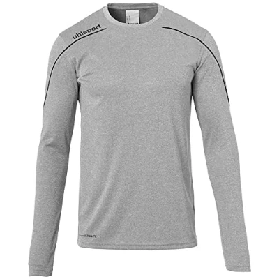 Afbeelding van Uhlsport Stream 22 Voetbalshirt Lange Mouw Kinderen Donkergrijs Gemeleerd / Zwart Maat: 140