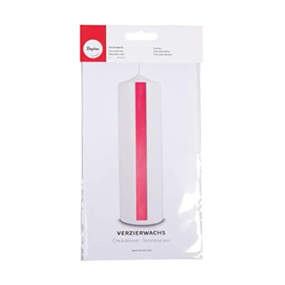 Afbeelding van Rayher Erika, 3103740, decoratieve was, 2 wasplaten 20 x 10 cm, waxfolie om kaarsen te versieren, kaarswas, wasfolie