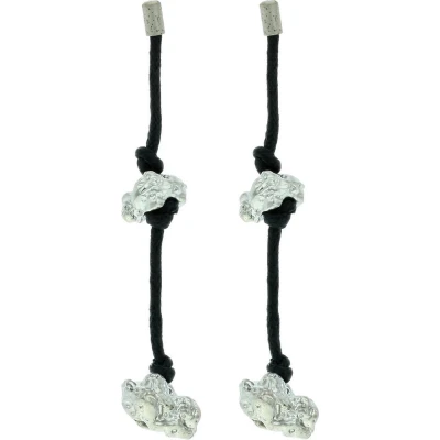Afbeelding van Behave Oorbel hanger met zilver kleurige details