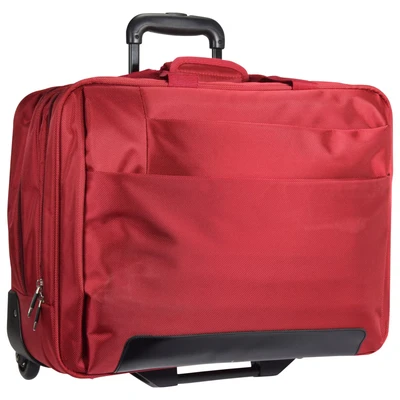 Afbeelding van Dermata Business Kofferset, Maat: One Size, Black,red