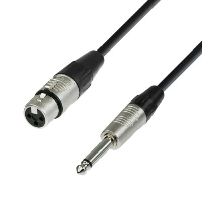 Afbeelding van Adam Hall Cables 4 STAR MFP 0150 microfoonkabel REAN XLR female naar 6,3 mm jack mono 1,5 m