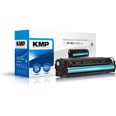 Afbeelding van KMP Toner vervangt HP 128A, CE320A Compatibel Zwart 2000 bladzijden H T144 1227,0000