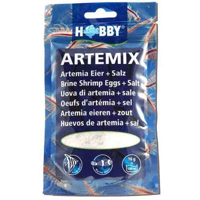 Afbeelding van Hobby Artemix gebruiksklare mix van Artemia eieren en zout 195g