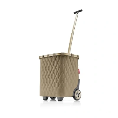 Afbeelding van reisenthel Carrycruiser Frame trolley voor volwassenen, uniseks, Rhombus olijfgroen, Eén maat,