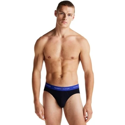 Afbeelding van Tommy Hilfiger Brief 3 PACK Slip, Heren, Maat: Medium, Bright blue