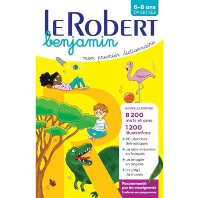Afbeelding van dictionnaire Le Robert benjamin 6/8 ans CP CE1 CE2: Mon premier CE2