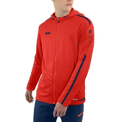 Afbeelding van Jas met kap Striker 2.0 Flame/navy / L