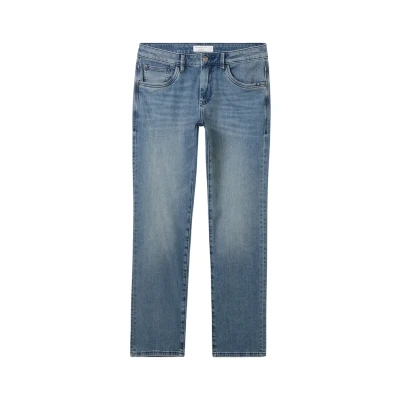 Afbeelding van TOM Tailor Marvin Straight leg jeans, Heren, Maat: 30x32, Blau