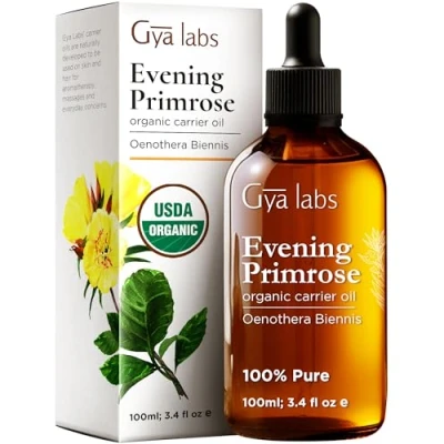 Afbeelding van Gya Labs Biologische Evening Primrose Carrier Oil (100ml) Hydraterend, Voedend