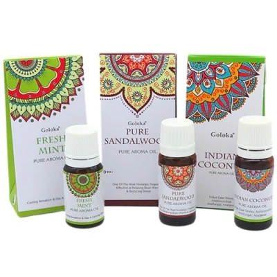 Afbeelding van Goloka Geurolie natuurlijke geuren voor aromatherapie, kamergeur, diffuser, geurlamp (zwarte opium)