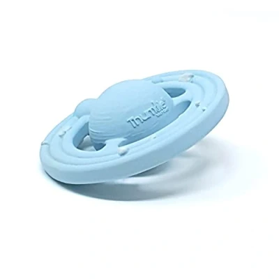 Afbeelding van Planet CH3W (Blauw) Babyspeelgoed van natuurlijk rubber voor tandjes, baden en sensorisch spelen