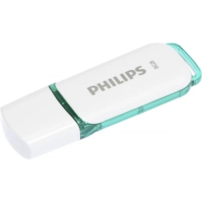 Afbeelding van Philips FM08FD70B USB flash drive 8 GB Type A 2.0 Turkoois, Wit