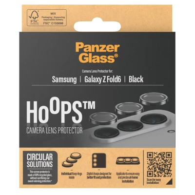 Afbeelding van Screenprotector Samsung Galaxy Z Fold 6: PanzerGlass Camera Protector Hoop Optic Rings
