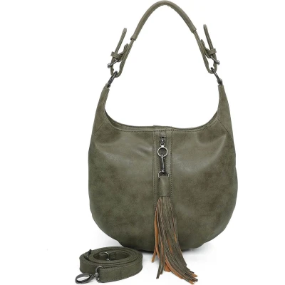 Afbeelding van Fritzi aus Preußen Schoudertas Vintage Race01 Hobo Jungle Groene