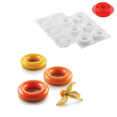 Afbeelding van Silikomart Siliconen Vorm Promise (6) Ø85/44x20mm