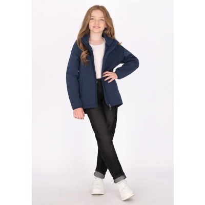 Afbeelding van Softshell jas SCHMUDDELWEDDA 140 / Maritiem 100% Polyester