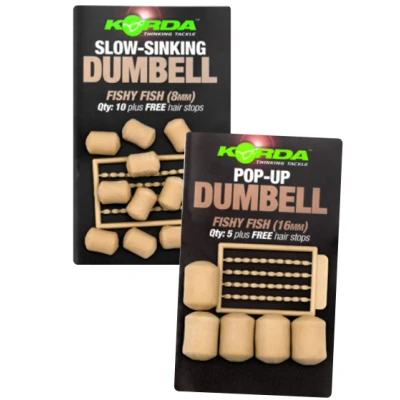 Afbeelding van Korda Pop Up Dumbells Flavour Fishy Fish Maat : 16mm (incl 5 Free Hair Stops)