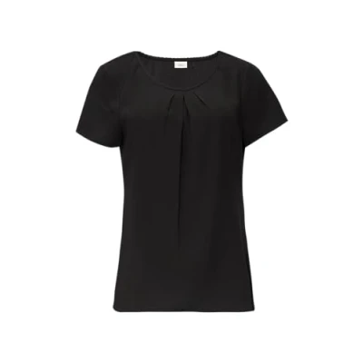 Afbeelding van s.Oliver Black Label Raffung Blouse, Dames, Maat: 38, Schwarz