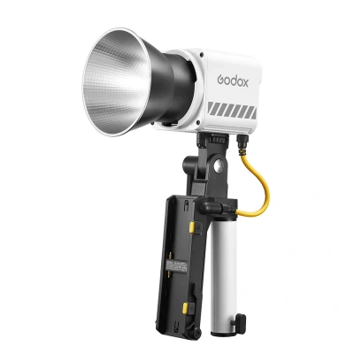 Afbeelding van Godox ML60II BI draagbare LED lampï¼Bi kleur) met AK B01 handgreep en batterijhouderkit (Videolicht), Constant licht