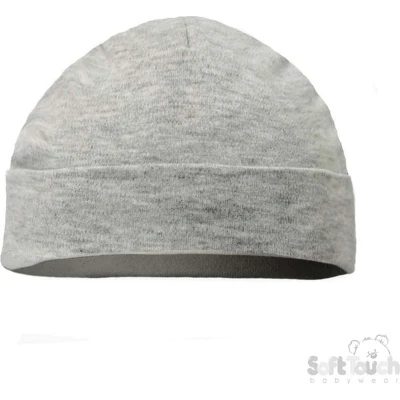 Afbeelding van Soft Touch Baby Mutsje Newborn Grijs