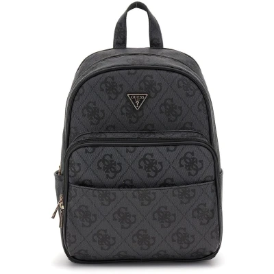 Afbeelding van Guess Berta Backpack Rugzak, Dames, Maat: One Size, Coal