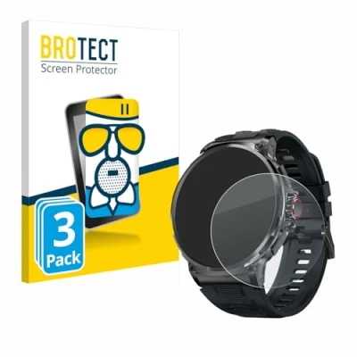 Afbeelding van BROTECT AirGlass Vetro Opaco, Smartwatch beschermfolie, Grijs