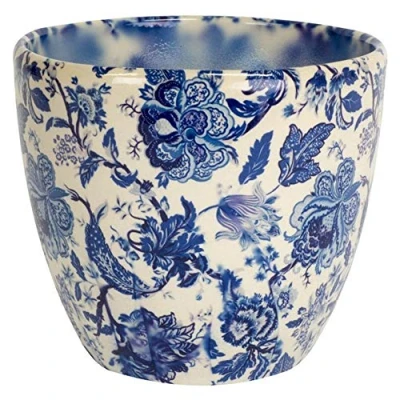 Afbeelding van Ivyline Monza Vintage Blauwe Plantenbak D13Cm, one size