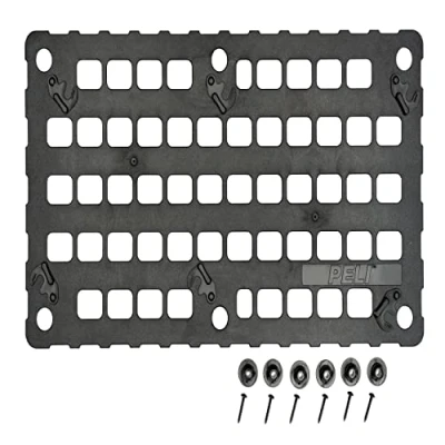 Afbeelding van Peli EZ Click Molle paneelsysteem, Accessoire voor de 1510 koffer, Afneembare multifunctionele deksel organisatiesysteem stijl zakjes en etuis, Kleur: Zwart