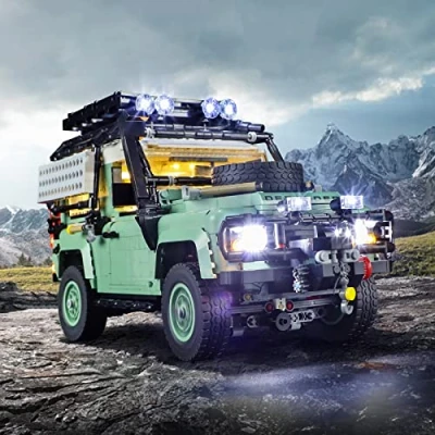 Afbeelding van LIGHTAILING Ledlicht voor 10317 klassieke Land Rover Defender 90 verlichtingsset compatibel met model (Lego bouwstenen niet inbegrepen)