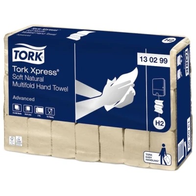 Afbeelding van Tork Xpress papieren handdoek, Soft Natural multifold, H2 Advanced, 180 vellen, pak van 21 stuks