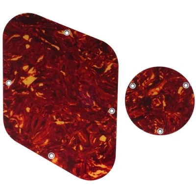 Afbeelding van Musiclily LP Back Plate en Switch Cover Set voor USA Les Paul,4 laags Vintage Tortoise