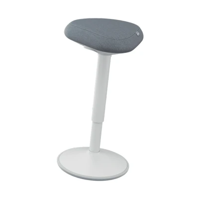 Afbeelding van Leitz Ergo Active Zit Sta Kruk met Comfortzitting Bureaukruk Ergonomische Grijs