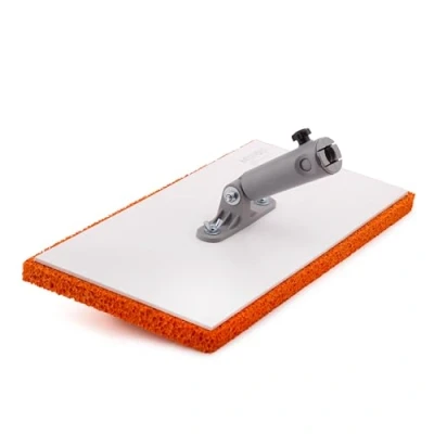 Afbeelding van MIVOS Vlakspaan met sponsrubberlaag voor afwerking van pleisterwerk Wrijfbord Pleisterspaan het gladmaken oppervlakken en andere materialen Sponsbord 400 x 200 mm