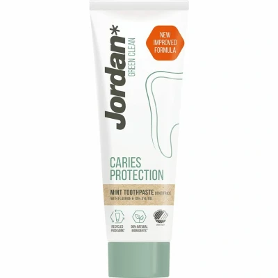 Afbeelding van 4x Jordan Tandpasta Green Clean Cavity Protection 75 ml