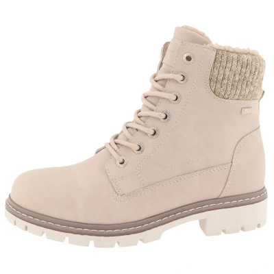 Afbeelding van TOM TAILOR Veterlaarsjes taupe