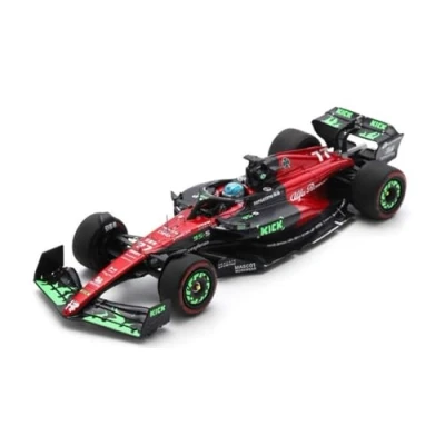 Afbeelding van Alfa Romeo Racing C43 Ferrari Spark Modelauto 1:43 2023 Valtteri Bottas F1 Team Kick