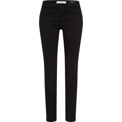 Afbeelding van BRAX Style ANA SLIM FIT MIT Normaler LEIBHÖHE Jeans Skinny Fit, Dames, Maat: 48xR, Clean perma black