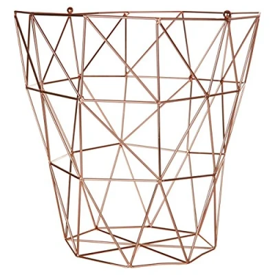 Afbeelding van Premier Housewares Vertex Opbergmand, koper, metaal, 31 x cm