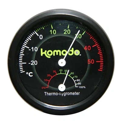 Afbeelding van Komodo Thermometer/Hygrometer Analoog 8 CM
