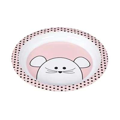 Afbeelding van LÄSSIG Kinderbord zonder melamine, BPA vrij, voor vaatwasser en magnetron/plaat PP Little Chums Mouse