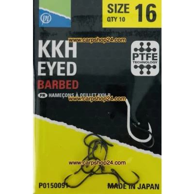 Afbeelding van Preston KKH Eyed Barbed (10 pcs) Maat : Size 16
