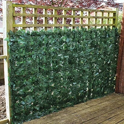 Afbeelding van True Products Ivy 1 x 3 m Wonderwal kunstmatig Leaf heggenschaar platen op rol, inkijkbescherming hek groen