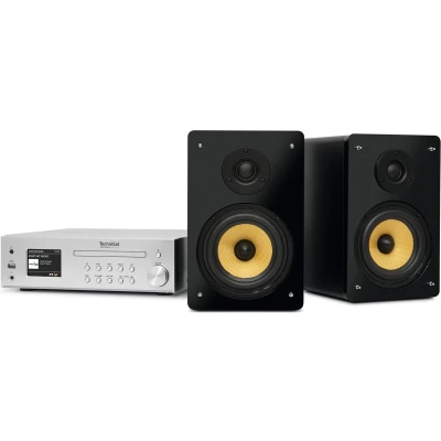 Afbeelding van TechniSat DIGITRADIO 760 cd IR compacte premium stereo installatie (internetradio, DAB+, FM, speler, 2 x 70 watt stereo, Bluetooth, Spotify hoofdtelefoonaansluiting, wekker, slaaptimer,