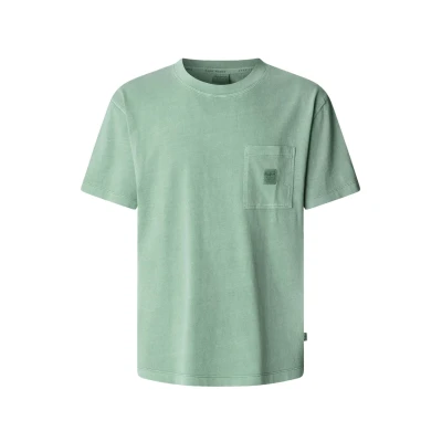 Afbeelding van Pepe Jeans Tyler Tshirt basic, Heren, Maat: Large, Sage green